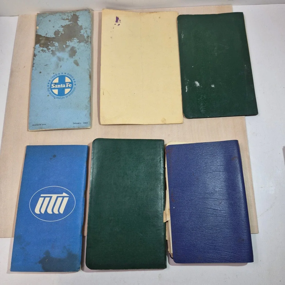 Santa Fe Railway Employee Handbook Brake Remote‎ Controlled Equipment Time Book